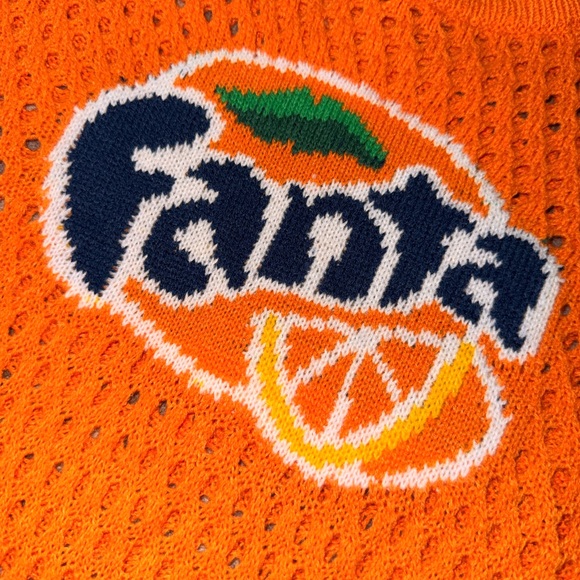 Orange Fanta Knit Fanta Shirt - Picture 2 of 7